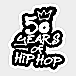 50 Years Of Hip Hop Sticker